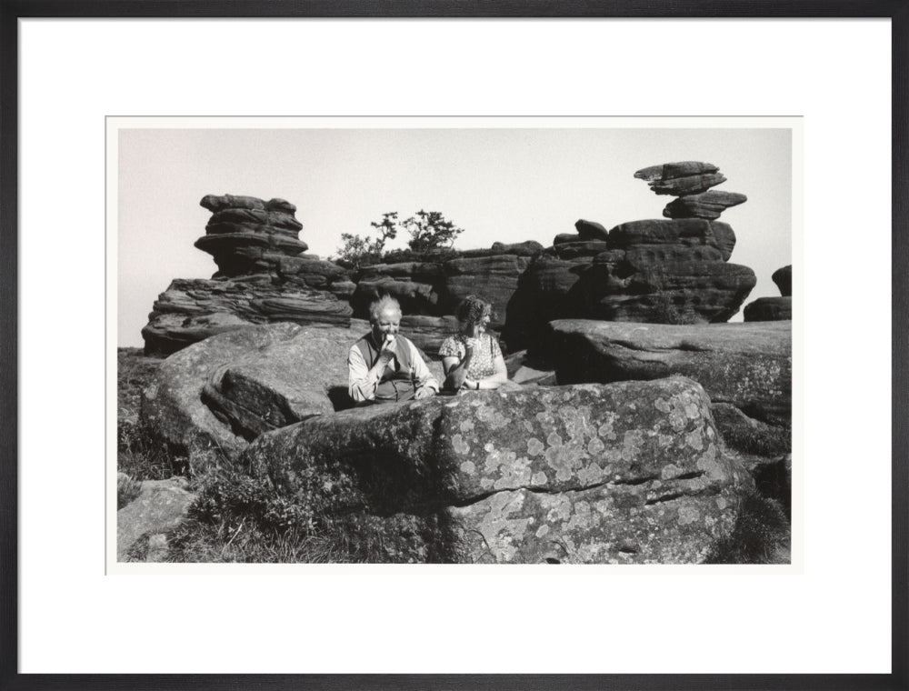 Brimham Rocks, North Yorkshire, 1968. art print large black Art Print - Science Museum Shop