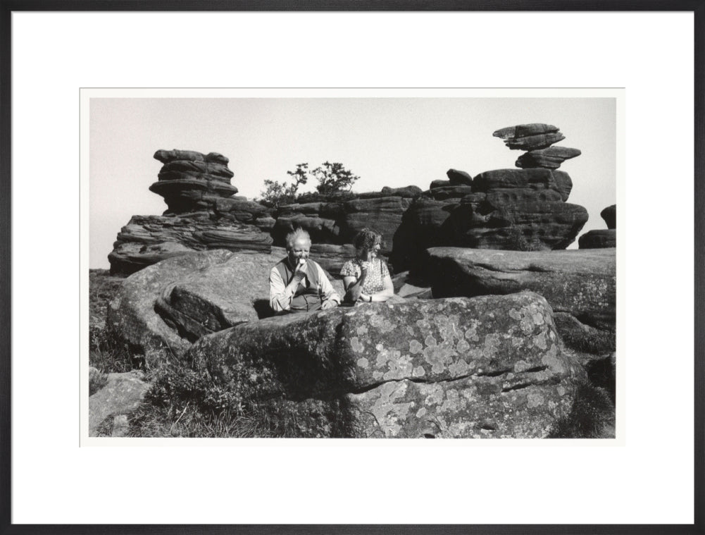 Brimham Rocks, North Yorkshire, 1968. art print extra large black Art Print - Science Museum Shop