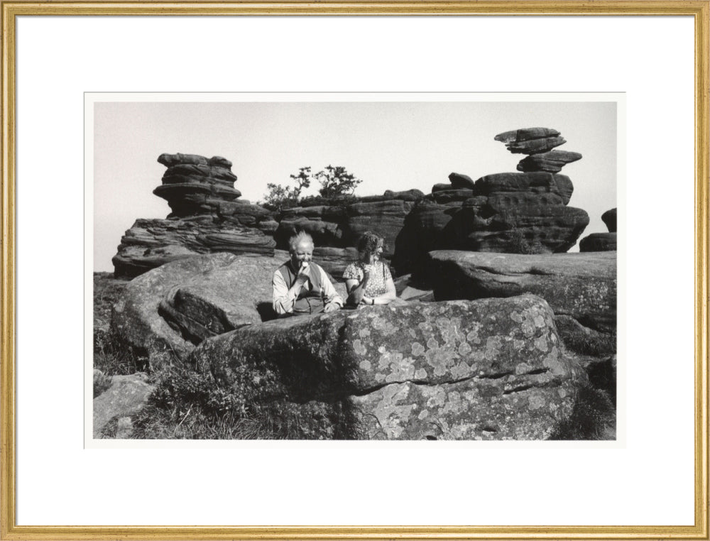 Brimham Rocks, North Yorkshire, 1968. art print extra large gold Art Print - Science Museum Shop