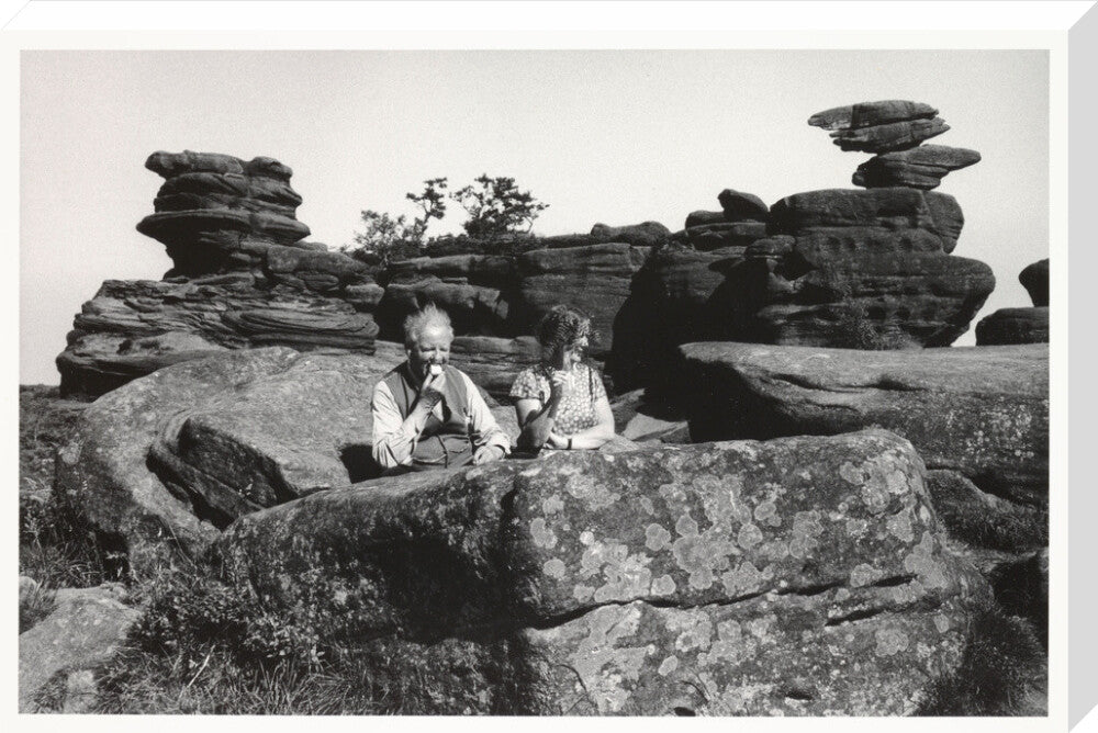 Brimham Rocks, North Yorkshire, 1968. stretched canvas extra large none Art Print - Science Museum Shop
