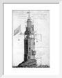 The original Eddystone lighthouse, 1699. art print extra small white Art Print - Science Museum Shop