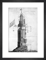 The original Eddystone lighthouse, 1699. art print small black Art Print - Science Museum Shop