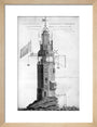 The original Eddystone lighthouse, 1699. art print small natural Art Print - Science Museum Shop
