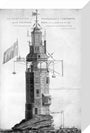 The original Eddystone lighthouse, 1699. stretched canvas small none Art Print - Science Museum Shop