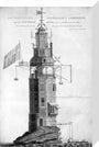 The original Eddystone lighthouse, 1699. stretched canvas medium none Art Print - Science Museum Shop