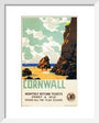 'Cornwall', GWR poster, c 1937. art print extra small white Art Print - Science Museum Shop