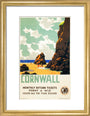 'Cornwall', GWR poster, c 1937. art print small gold Art Print - Science Museum Shop