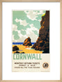 'Cornwall', GWR poster, c 1937. art print medium natural Art Print - Science Museum Shop
