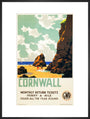 'Cornwall', GWR poster, c 1937. art print extra large black Art Print - Science Museum Shop