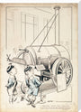 London Laughs - 'Stephenson's Rocket, Science Museum', 1935. stretched canvas extra large none Art Print - Science Museum Shop