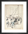 London Laughs - 'Stephenson's Rocket, Science Museum', 1935. art print extra small black Art Print - Science Museum Shop