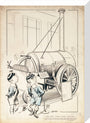 London Laughs - 'Stephenson's Rocket, Science Museum', 1935. stretched canvas medium none Art Print - Science Museum Shop