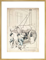 London Laughs - 'Stephenson's Rocket, Science Museum', 1935. art print extra large gold Art Print - Science Museum Shop