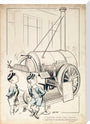 London Laughs - 'Stephenson's Rocket, Science Museum', 1935. stretched canvas large none Art Print - Science Museum Shop