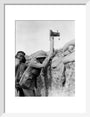 Soldier taking a photograph with a camera attached to a periscope, c 1915. art print small white Art Print - Science Museum Shop