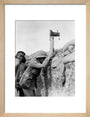 Soldier taking a photograph with a camera attached to a periscope, c 1915. art print small natural Art Print - Science Museum Shop