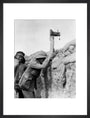 Soldier taking a photograph with a camera attached to a periscope, c 1915. art print medium black Art Print - Science Museum Shop