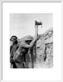 Soldier taking a photograph with a camera attached to a periscope, c 1915. art print medium white Art Print - Science Museum Shop