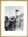 Soldier taking a photograph with a camera attached to a periscope, c 1915. art print large gold Art Print - Science Museum Shop