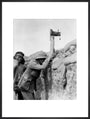 Soldier taking a photograph with a camera attached to a periscope, c 1915. art print extra large black Art Print - Science Museum Shop