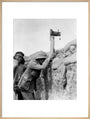 Soldier taking a photograph with a camera attached to a periscope, c 1915. art print extra large natural Art Print - Science Museum Shop