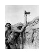 Soldier taking a photograph with a camera attached to a periscope, c 1915. unstretched canvas medium none Art Print - Science Museum Shop