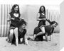 Horseplay on the beach, c 1920s. stretched canvas small none Art Print - Science Museum Shop