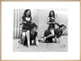 Horseplay on the beach, c 1920s. art print extra large natural Art Print - Science Museum Shop