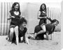 Horseplay on the beach, c 1920s. stretched canvas large none Art Print - Science Museum Shop