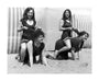 Horseplay on the beach, c 1920s. unstretched canvas large none Art Print - Science Museum Shop