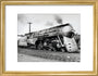 J-3a 'Hudson' New York Central 4-6-4 steam locomotive No 5447, 1941. art print small gold Art Print - Science Museum Shop