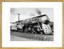 J-3a 'Hudson' New York Central 4-6-4 steam locomotive No 5447, 1941. art print large gold Art Print - Science Museum Shop