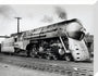 J-3a 'Hudson' New York Central 4-6-4 steam locomotive No 5447, 1941. stretched canvas medium none Art Print - Science Museum Shop