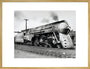 J-3a 'Hudson' New York Central 4-6-4 steam locomotive No 5447, 1941. art print extra large gold Art Print - Science Museum Shop