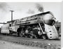 J-3a 'Hudson' New York Central 4-6-4 steam locomotive No 5447, 1941. stretched canvas large none Art Print - Science Museum Shop