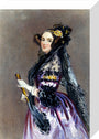 Ada King, Countes of Lovelace, 1840. stretched canvas small none Art Print - Science Museum Shop