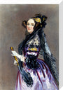 Ada King, Countes of Lovelace, 1840. stretched canvas medium none Art Print - Science Museum Shop