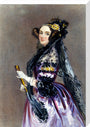 Ada King, Countes of Lovelace, 1840. stretched canvas large none Art Print - Science Museum Shop