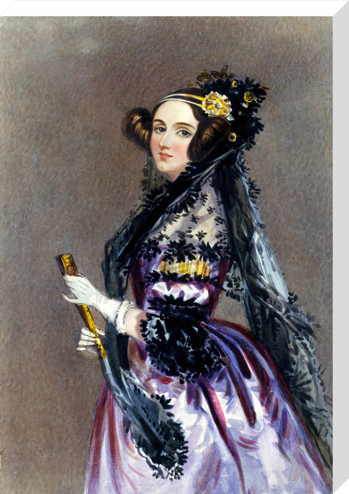Ada King, Countes of Lovelace, 1840. stretched canvas large none Art Print - Science Museum Shop