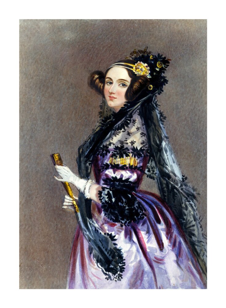 Ada King, Countes of Lovelace, 1840. unstretched canvas extra large none Art Print - Science Museum Shop