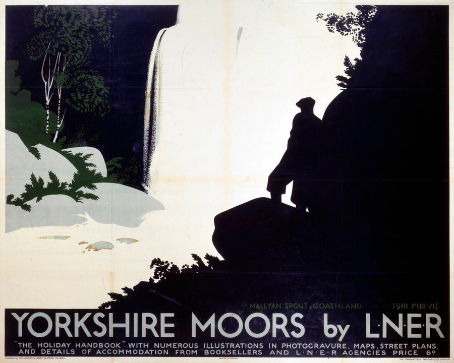 'Yorkshire Moors', LNER poster, 1923-1947. Art Print - Science Museum Shop