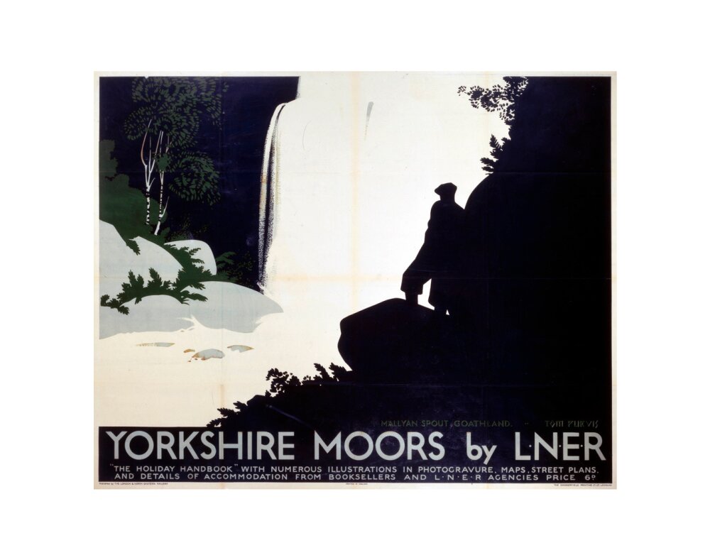 'Yorkshire Moors', LNER poster, 1923-1947. art print extra small none Art Print - Science Museum Shop