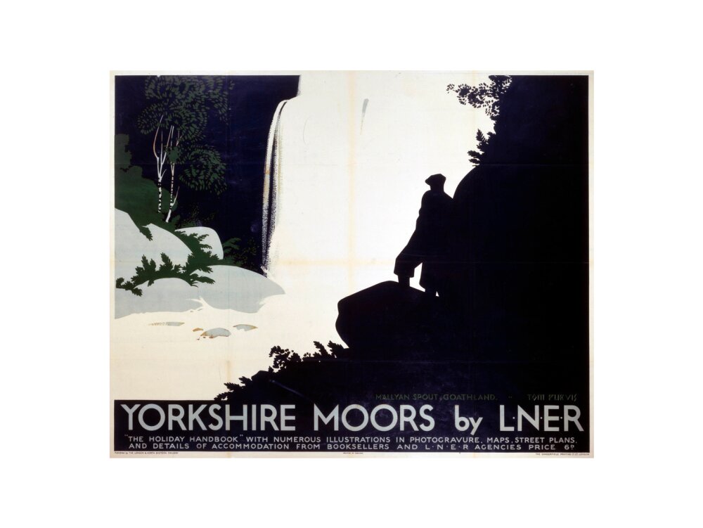 'Yorkshire Moors', LNER poster, 1923-1947. art print small none Art Print - Science Museum Shop