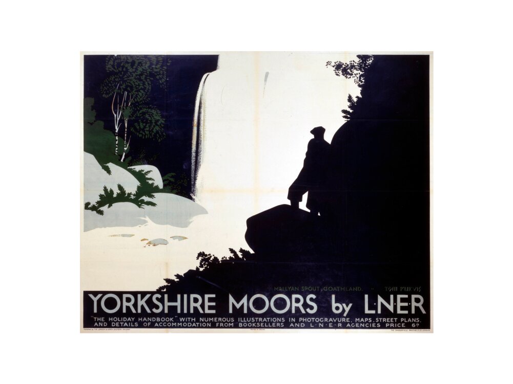 'Yorkshire Moors', LNER poster, 1923-1947. art print medium none Art Print - Science Museum Shop