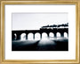 Sunrise on the former Great Central Line, early 1950s. art print extra small gold Art Print - Science Museum Shop