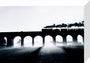 Sunrise on the former Great Central Line, early 1950s. stretched canvas small none Art Print - Science Museum Shop