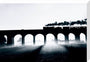 Sunrise on the former Great Central Line, early 1950s. stretched canvas large none Art Print - Science Museum Shop