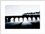 Sunrise on the former Great Central Line, early 1950s. art print extra large white Art Print - Science Museum Shop