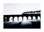 Sunrise on the former Great Central Line, early 1950s. unstretched canvas large none Art Print - Science Museum Shop