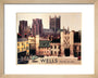 Wells, Somerset, BR (WR) poster, c 1950s. art print extra small natural Art Print - Science Museum Shop